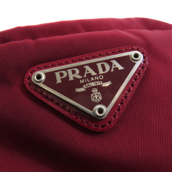 Prada Plate Nylon Cosmetic Pouch - Picture 7 of 9